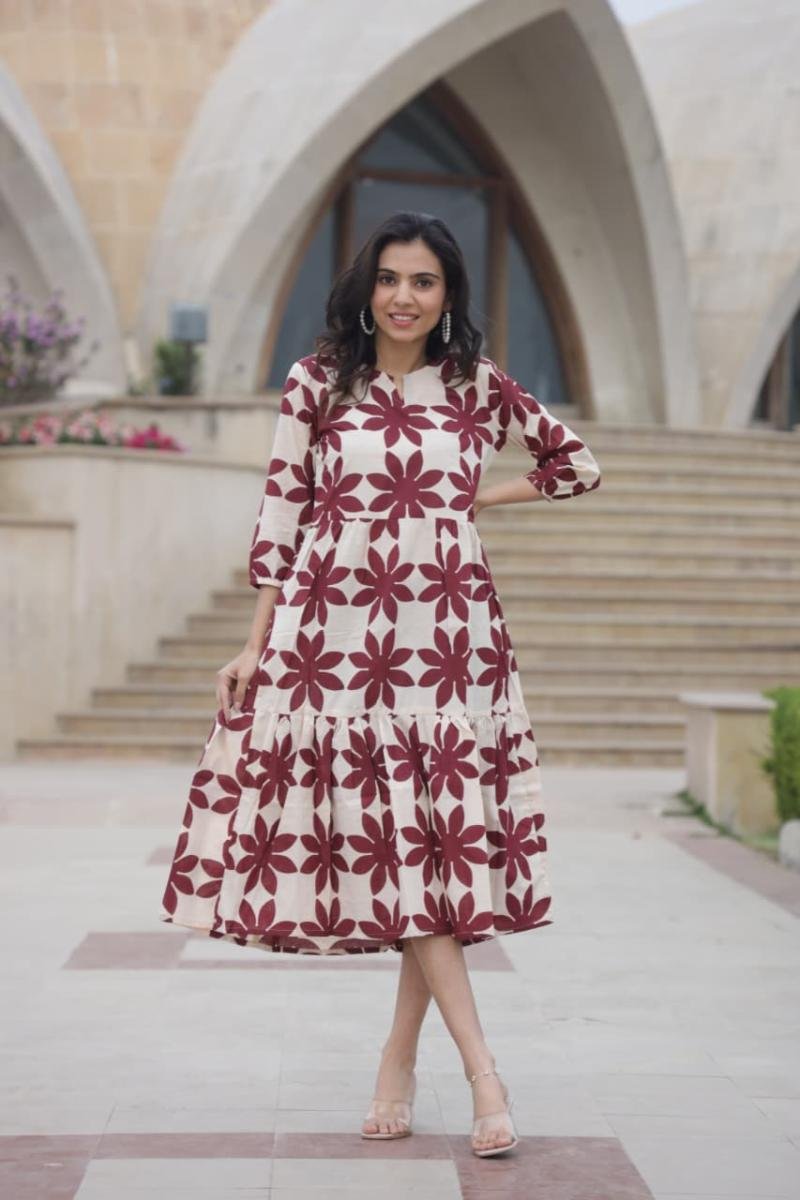 Frill One Piece Dress