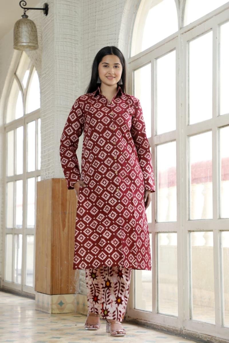 Long Kurti Pant Set