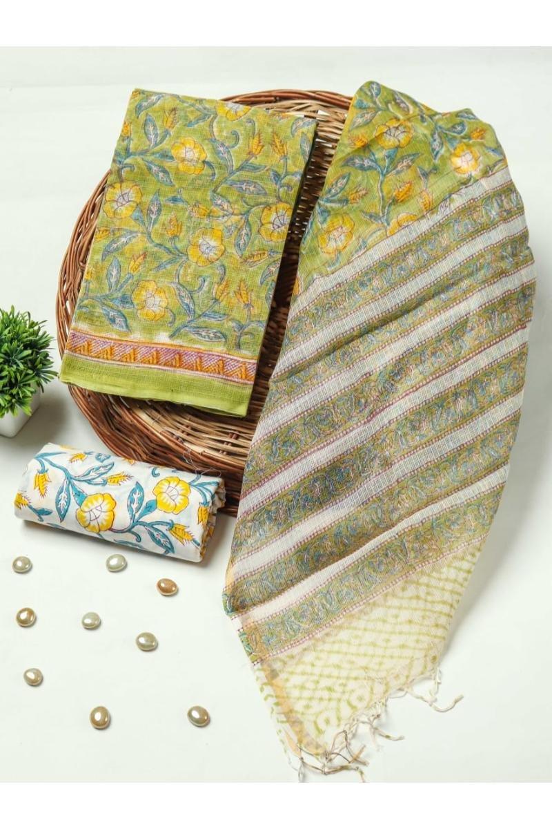 Organza Dupatta Suits - Premium