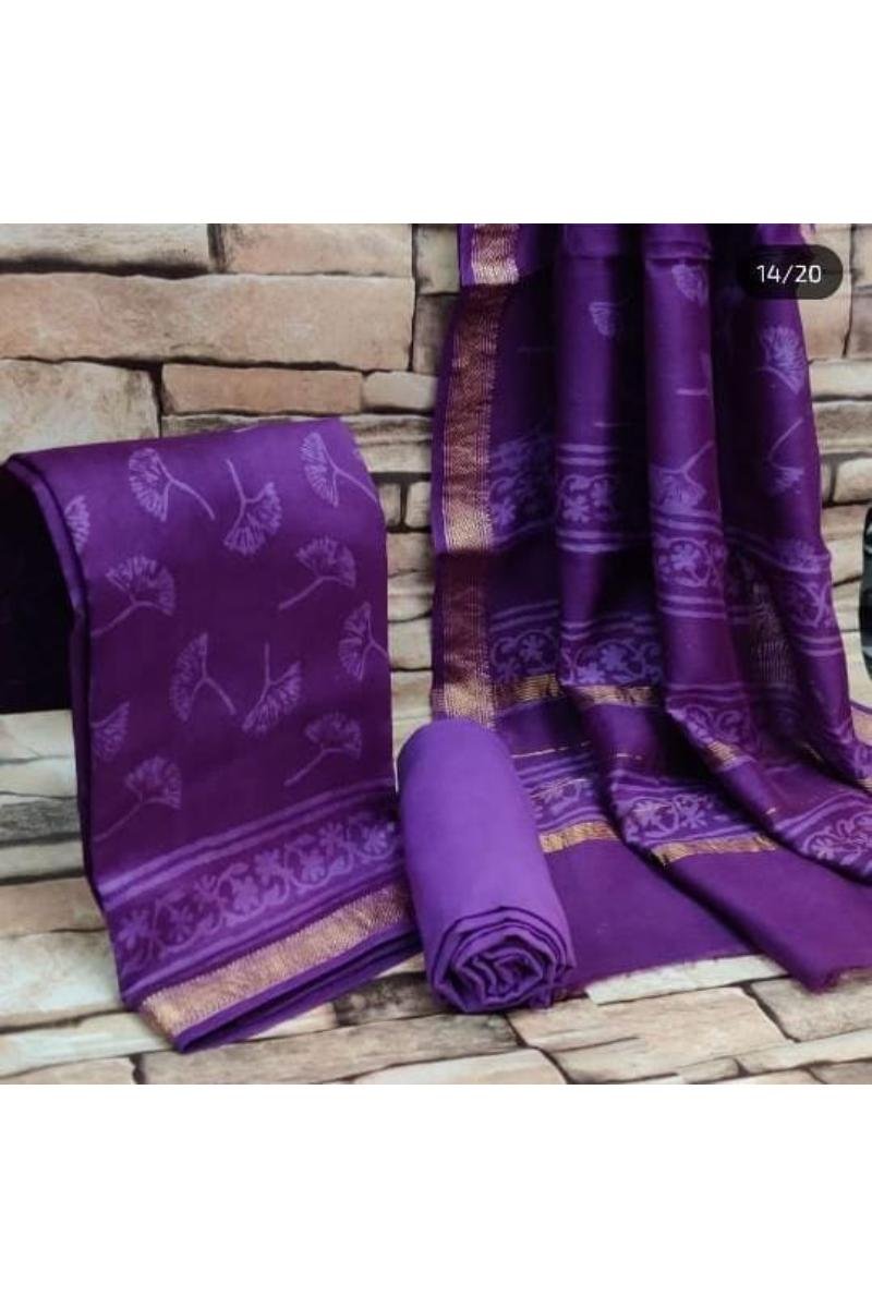 Maheshwari Silk Materials for Suits